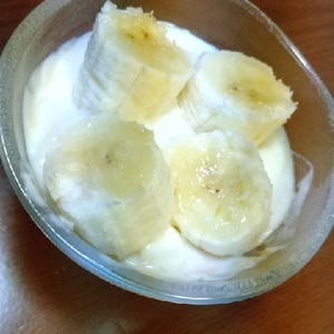レンジで冷凍バナナオートミール